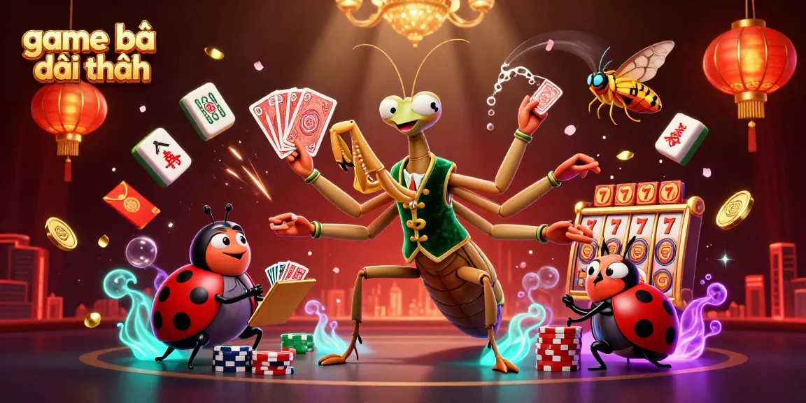 Engage in game bài đổi thưởng with a vibrant casino scene featuring a card sharp, pit boss, and dynamic game elements.