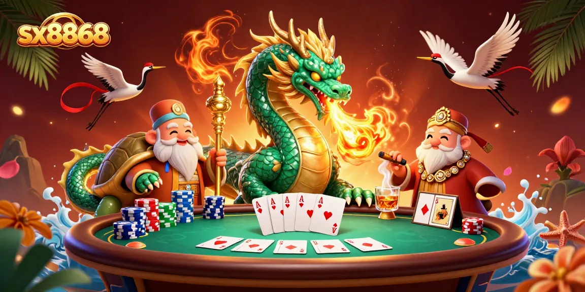 Swing and win with sx8868 at a high-stakes poker game featuring stunning 3D characters.