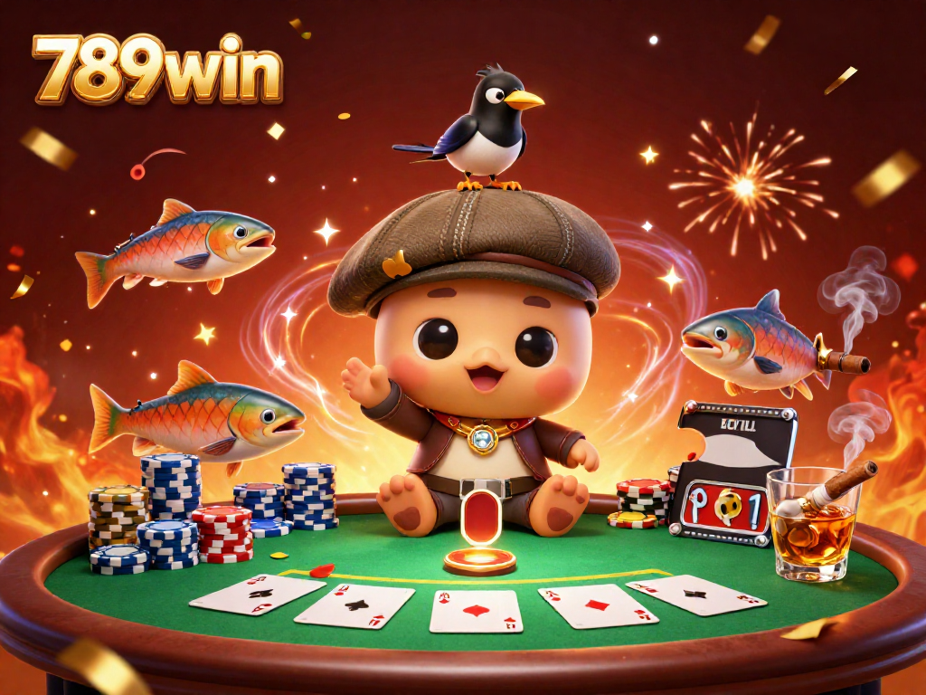 Engage with exciting games at 789win featuring vibrant characters and thrilling casino scenes.
