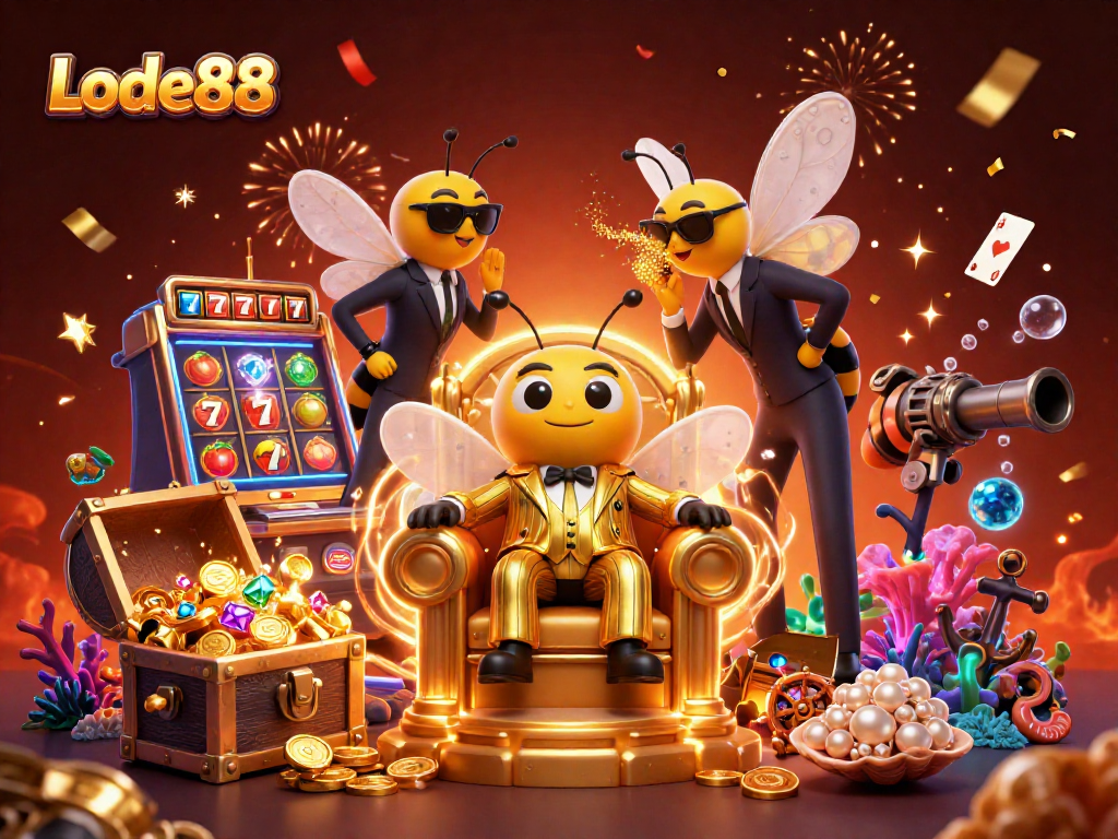 Experience exciting wins at Lode88 with our vibrant casino scene showcasing thrilling slot adventures.