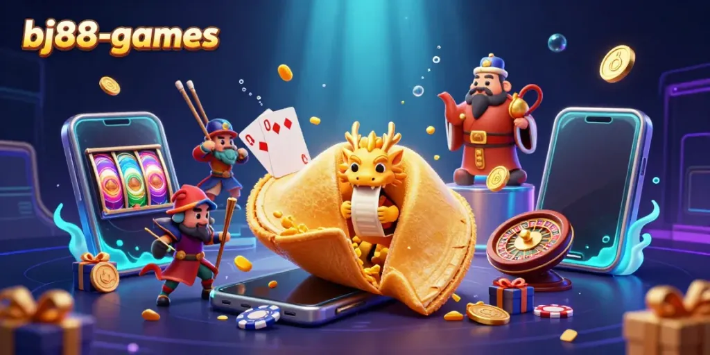 Spin the reels at bj88-games with vibrant slot action featuring a wise dragon and golden treasures.