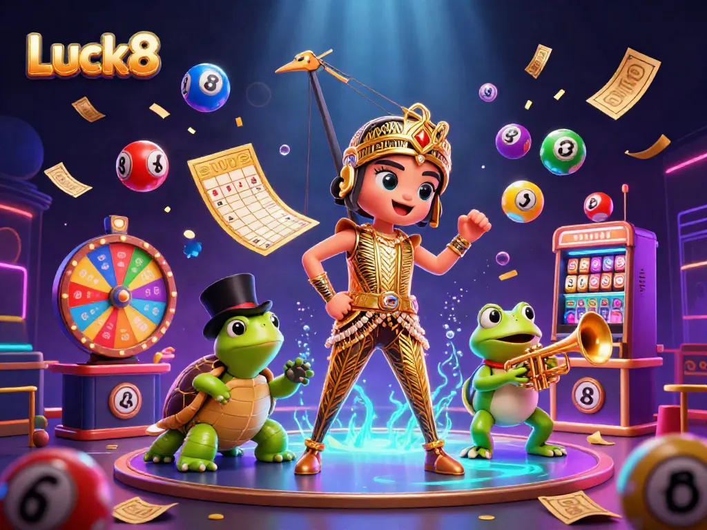Engage with thrilling gameplay at Luck8 featuring exciting characters and vibrant casino elements.