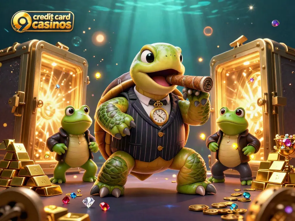 Experience exciting gameplay at credit card casinos with dynamic characters and treasure elements.