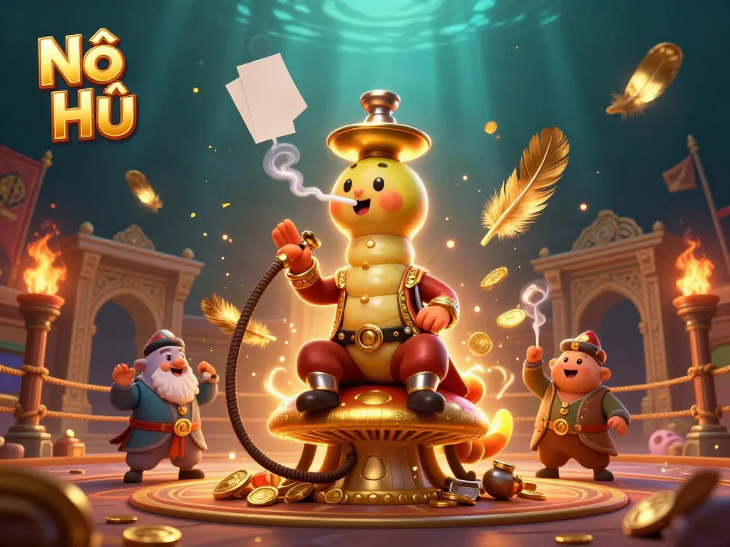 Experience Nổ Hũ through vibrant gaming action, featuring immersive 3D characters and casino elements.