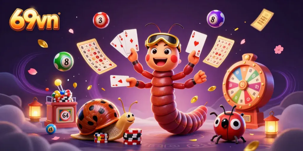Engage in thrilling gameplay at 69vn with colorful lottery elements and dynamic casino action.